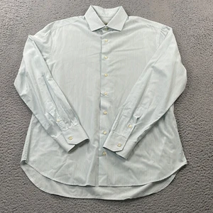 Gitman Bros Shirt Mens XL Stripe Blue Cotton Made In USA Casual Long Sleeve - Picture 1 of 15
