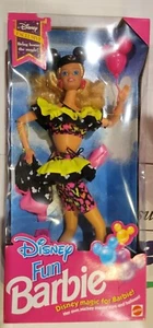 1992 Barbie Puppe DISNEY SPASS exklusiv NRFB mit Mickey Mouse Ohrballon #10247 - Bild 1 von 2