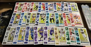 2020 Panini Chronicles NFL 1-100 Bronze Parallel 29-Card Lot w/ Rookies & Stars