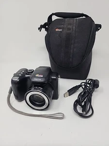Kodak EasyShare Z712 IS 7,1 megapixel fotocamera digitale con custodia - nero testato e funzionante - Foto 1 di 10