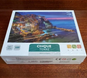 Cinque Terre Italian Riviera 1000 Pieces Jigsaw Puzzles 27.56" L X 19.69" W NEW - Picture 1 of 10