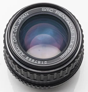 SMC Pentax M Pentax-M 1:1.4 50mm Asahi PK K - Picture 1 of 5