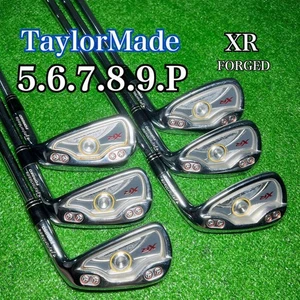 Juego de palos de golf para diestros C1207 Taylormade Xr Iron 5.6.7.8.9.P - Imagen 1 de 10