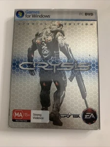 Crysis 1 Steelbook Special Steelbook Collector's Edition PC DVD Complete - Foto 1 di 11
