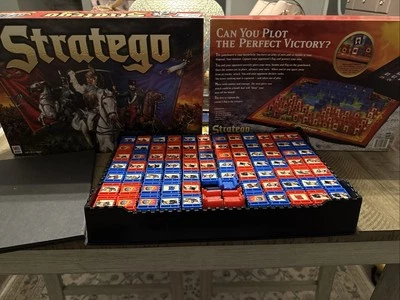 Stratego 1999 Board Game by Milton Bradley - missing label sheet   - Image 1 of 4