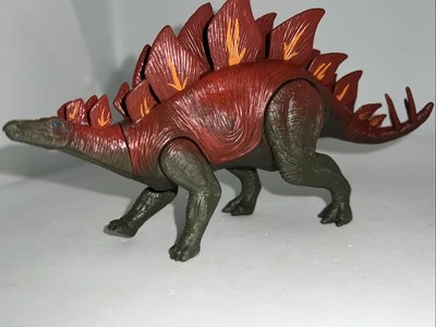 Figura de juguete de dinosaurio Stegosaurus Mega ataque doble Jurassic World Foto 1 de 4