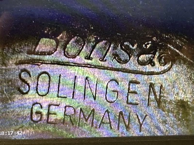 Bonsa inoxidable - Cuchillo de palanca plegable Springer - Solingen Alemania *¡GRAN BROCHE DE PRESIÓN! Foto 1 de 4