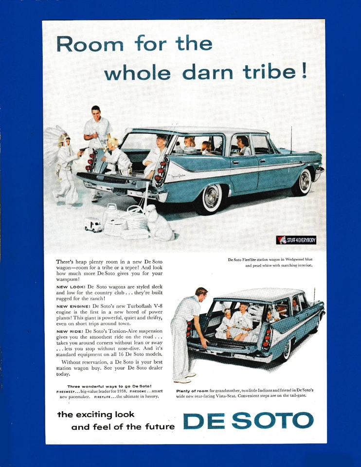 '58 De Soto Fireflite Station Wagon - La emocionante mirada y sensación del futuro Foto 1 de 1