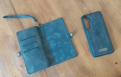 Samsung Galaxy A13 A15 A25 A35 A55 Wallet Zip Case Protective Cover $4 EXPRESS - Image 1 of 4