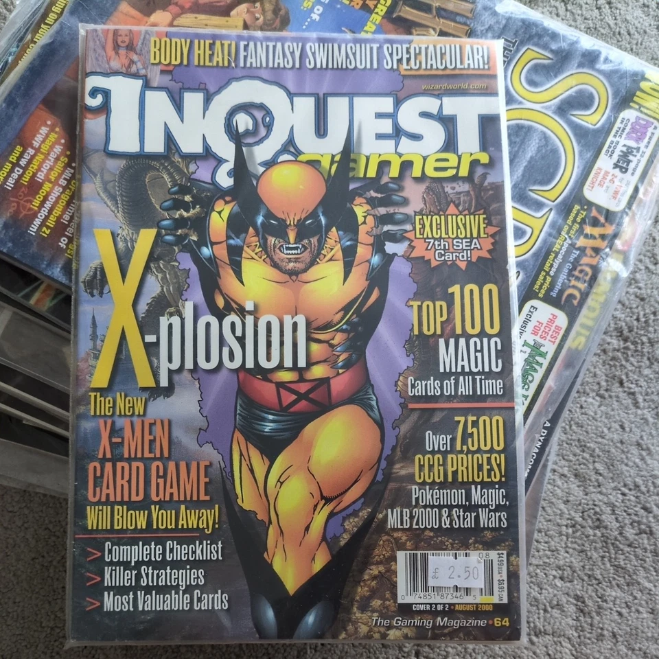 2000 Aug INQUEST GAMER Magazine VG X men wolverine No 64 - Image 1 of 1