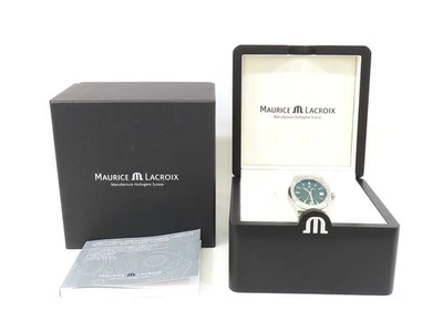 Maurice Lacroix Icon Date Ai6007-Ss002-630-1 Automatic SS Green 39mm Grade A - Image 1 of 4