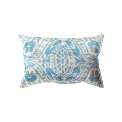 TI 144 Blue Decorative Couch Pillow 16 X 24 - Image 1 of 2