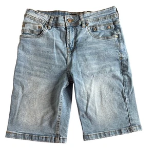 Pantalones Cortos de Denim Steves Jeans Para Hombre Azul Algodón Spandex Verano Informales Talla 30 - Imagen 1 de 15