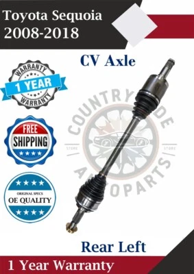 Nuevo eje CV trasero izquierdo OE para Toyota Sequoia 2008-2018 1 año de garantía Foto 1 de 4