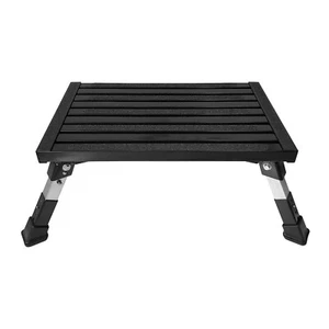Caravan RV Lightweight Compact Folding Platform Step Adjustable Height 19-23cm - Bild 1 von 5