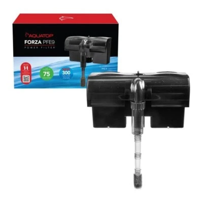 AQUATOP PFE-9 FORZA 300 GPH Power Filter w/ Surface Skimmer - Image 1 of 4