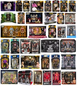WWE ACTION FIGURE SERIE AEW-ROH-NJPW SPECIALI TOY WRESTLING, NEW - Imagen 1 de 70