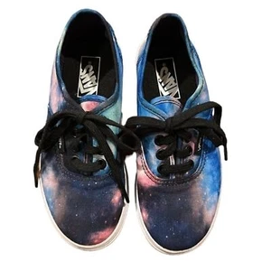 VANS KIDS AUTHENTIC LO PRO COSMIC GALAXY SKATE SHOES- Size 13 New With Box - Picture 1 of 14