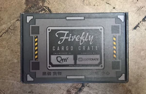 New Loot Crate QMX Firefly Cargo Crate #6 Saffron Janurary 2017 Crate Size XL - Picture 1 of 6