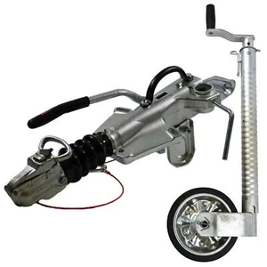 Acoplamiento de enganche y jockey para remolque volquete Ifor Williams 3500 kg TT105 y TT126 - Imagen 1 de 1