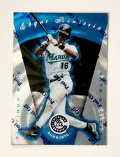 1996 TOTALLY CERTIFIED PLATINUM BLUE 1745/1999 #103 EDGAR RENTERIA, FL MARLINS