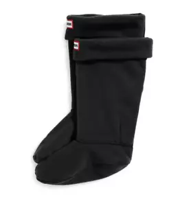 Hunter Original Tall Fleece Welly Boot Socks Black Size M 8235 - Picture 1 of 1