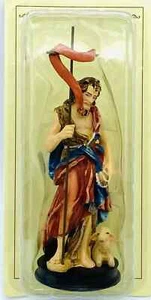 SANTI E BEATI - SAN GIOVANNI BATTISTA - STATUETTA CM 13 RESINA - Foto 1 di 2
