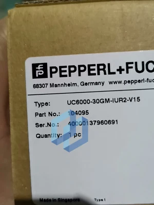 Pepperl+Fuchs Ultrasonic Sensor UC6000-30GM-IUR2-V15 Brand NEW - Image 1 of 2