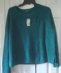 Ladies Petite Covington Sweater Size XLP Harbor Blue Nwt - Picture 1 of 2