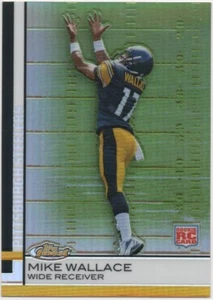 Mike Wallace 2009 TOPPS FEINSTER FOOTBALL Refraktor RC #63 Steelers - Bild 1 von 2