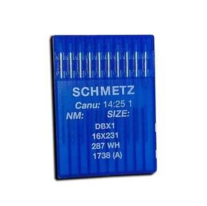 10 16X95 #19 AGUJAS MÁQUINA DE COSER INDUSTRIAL SCHMETZ 16X231 DBX1 16X257 287WH - Imagen 1 de 1