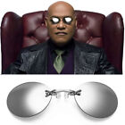 Matrix Morpheus Glasses Style Rimless Sunglasses Men Vintage Round Design UV400