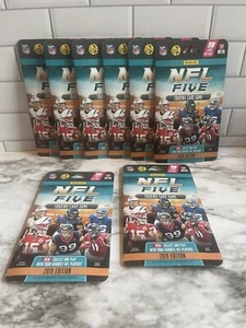 2019 Panini NFL FIVE Trading Card Game 9 Card Hanger Pack - Lot Of 8 - Picture 1 of 3