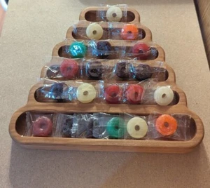  Cherry Wood Tinker sorting TRAY homeschool lesson play  - Picture 1 of 3