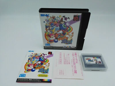 Renketsu Puzzle Tsunagete Pon! Color Neo Geo Pocket Box Japan Used Tested - Image 1 of 4