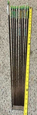 9+1 - Beman Hunter 50/70 Arrow Shafts w/nocks Target Tips  27.5" Need Fletching - Image 1 of 4