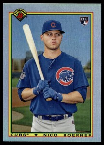 2020 Bowman Chrome 1990 Refractor Nico Hoerner #90B-NH Chicago Cubs