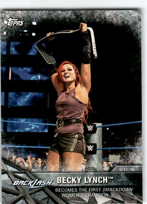2017 Topps WWE Women's Division #WWE-5 Becky Lynch WWE Matches and Moments - Image 1 of 2