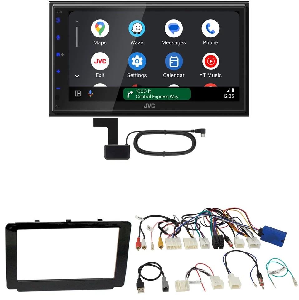 JVC KW-M695DBW Android Auto CarPlay DAB+ Einbauset für Toyota Hilux 2016-2019 - Bild 1 von 1