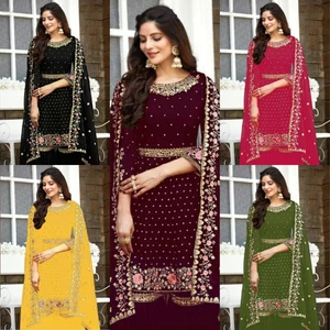 Wedding ReadyMade Indian Salwar Pakistani Anarkali New Ethnic Gown PlazzoWomen - Picture 1 of 17