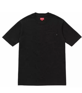 T-shirt Supreme S/S con tasca SS20 nera taglia M - Foto 1 di 5