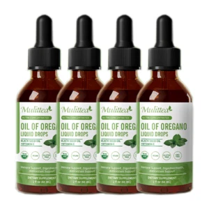 Organic Oil of Oregano | 2 fl oz Liquid | Vegen w/ Black Seed Oil High Carvacrol - Picture 1 of 12