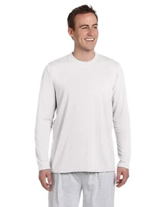 Gildan Adult Performance Long Sleeve Stylish T Shirt Casual Plain T-Shirt - G424 - Picture 1 of 9