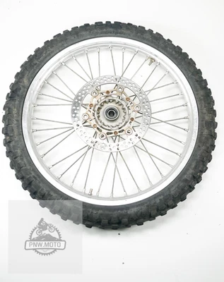 2002 Yamaha YZ250F YZ450F YZ250 YZ 250 125 OEM 21" FRONT WHEEL RIM HUB TIRE - Image 1 of 4