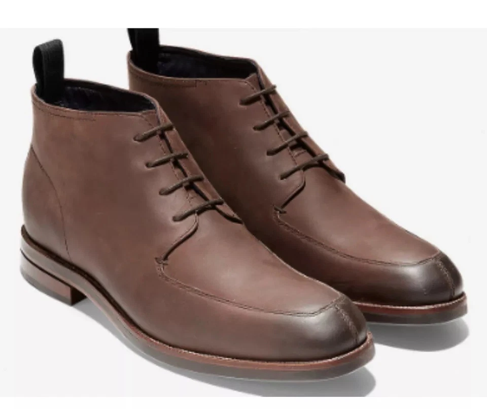 Cole Haan Mens 8 Wagner Grand Apron Chukka Boot Java C28633