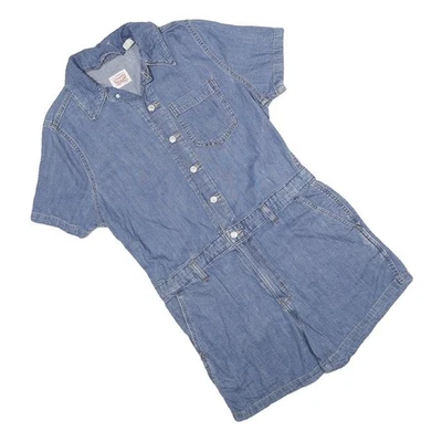 LEVI'S Herren Blau Denim Latzhose Regular Fit Baumwollmischung M W34 L4 Sommer Style - Bild 1 von 4