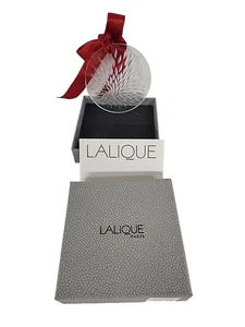 Lalique France Crystal 2006 Clear Vibration Christmas Noel Ornament - Picture 1 of 5