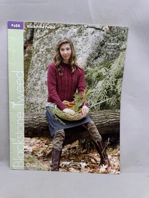 Blackstone Tweed Berroco Knitting Book Volume 288 Patterns Sweater Dress Scarf - Image 1 of 4