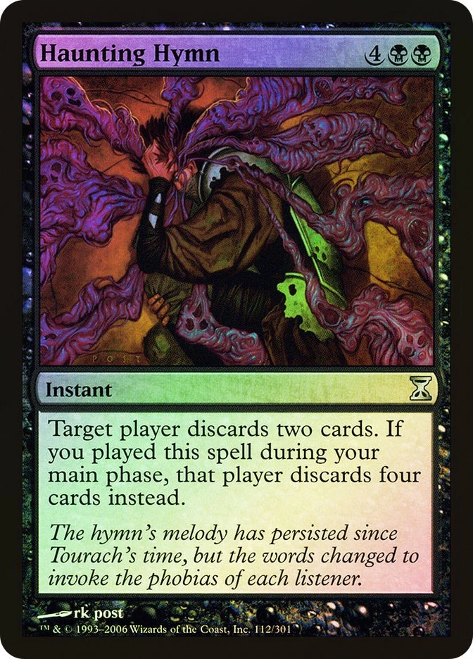MTG FOIL Haunting Hymn  - Time Spiral #112 - Image 1 of 1