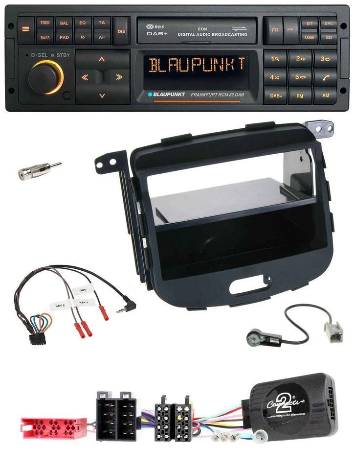 Blaupunkt USB DAB SD Lenkrad Bluetooth Autoradio für Hyundai i10 09-13 schwarz R - Bild 1 von 4